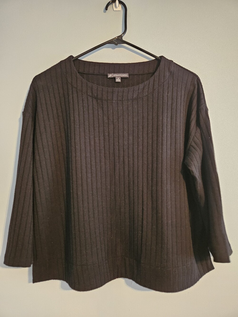 Adrianna Papell Rib Crop Top
